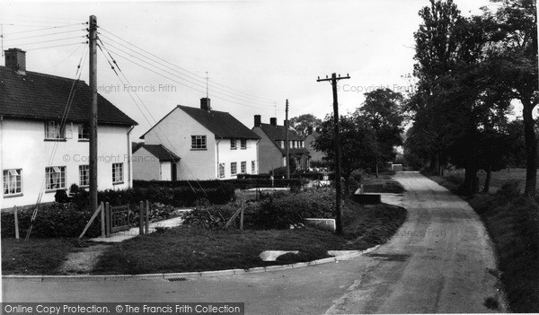 Yoxford, Strickland Manor Hill c1960 Photo of Yoxford, Strickland Manor Hill c.1960