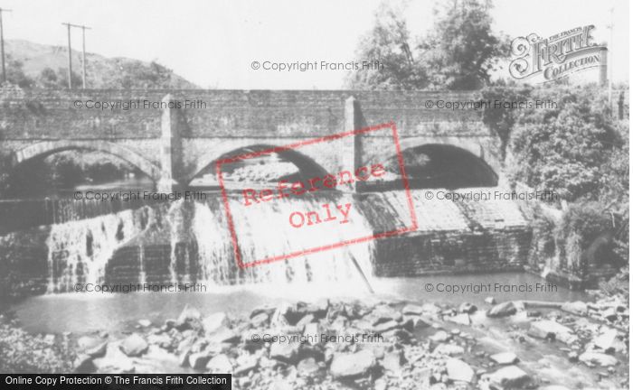 Photo of Ystalyfera, Bridge And Weir c.1955