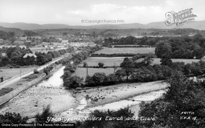 Photo of Ystalyfera, Rivers Tawe And Twrch c.1955