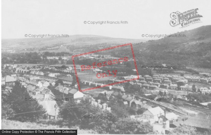 Photo of Ystalyfera, View From Craig Y Merched c.1955