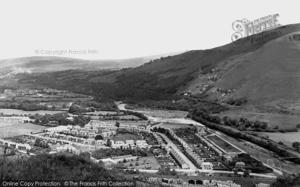Photo of Ystalyfera, View From Craig Y Merched c.1955