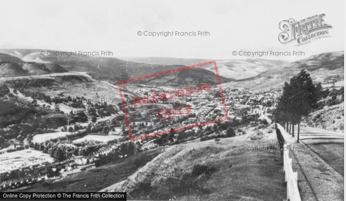 Photo of Ystrad, General View c.1955