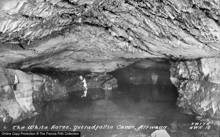 Photo of Ystradfellte, Caves, The White Horse c.1955