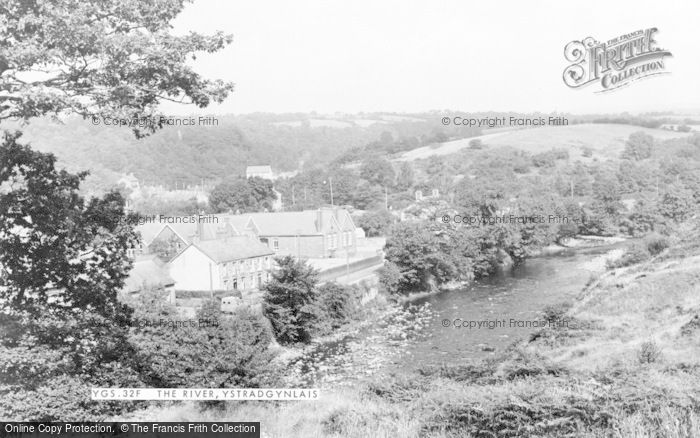 Photo of Ystradgynlais, The River c.1955