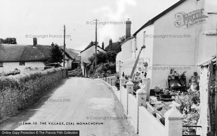 Photo of Zeal Monachorum, The Village c.1955