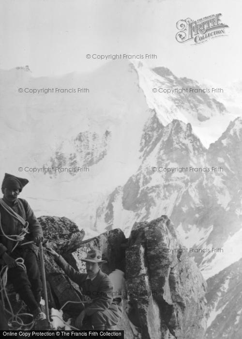 Photo of Zermatt, Mountaineers c.1880