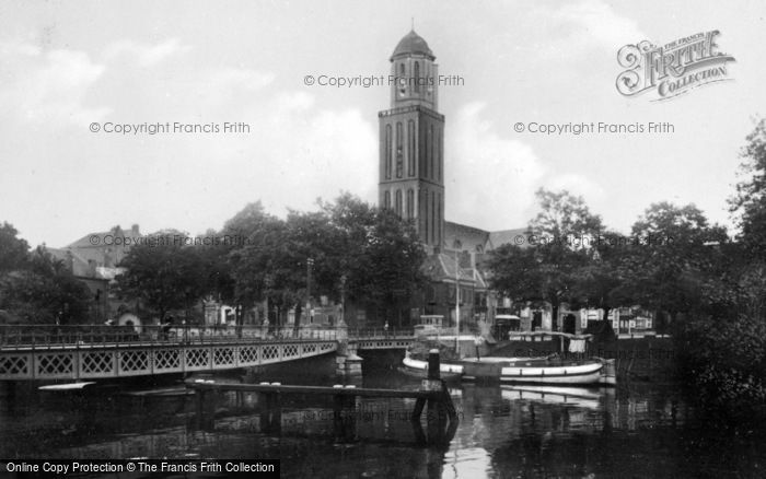 Photo of Zwolle, Kamperpoortenbrug And Peperbus c.1930